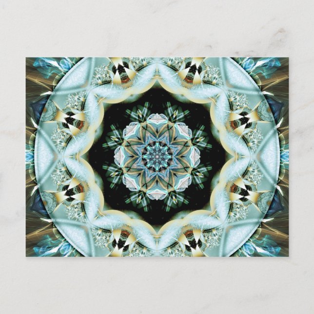 Mandalas des Herzens der Freiheit 21 Postkarte (Vorderseite)