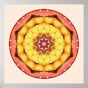 Mandalas des tiefen Vertrauens, Nr. 7 Poster
