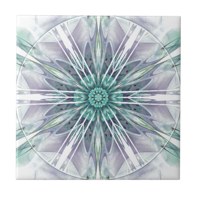 Mandalas für Zeiten der Geschenke des Übergangs-25 Fliese (Vorderseite)