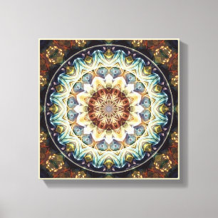 Mandalas für Zeiten eingewickelten der Leinwand