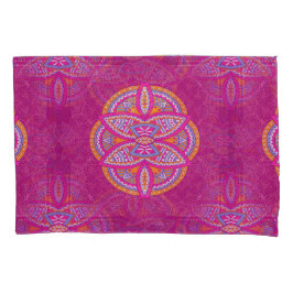 Mandalas in gemischten Pinselfarben wiederholen Mu Kissenbezug