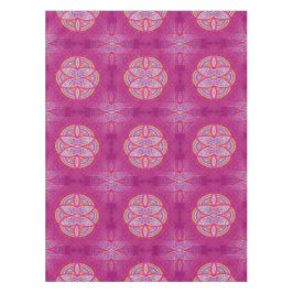 Mandalas mit rosa gemischten Wiederholmustern Tischdecke