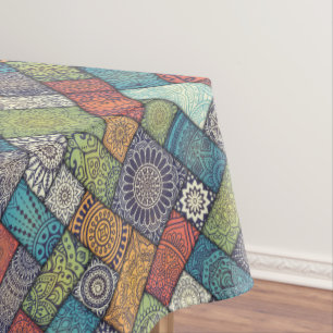 Mandalas quadrieren Rechtecke mit Farbmuster Tischdecke
