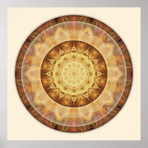 Mandalas vom Herzen des Friedens, Nr. 10 Poster