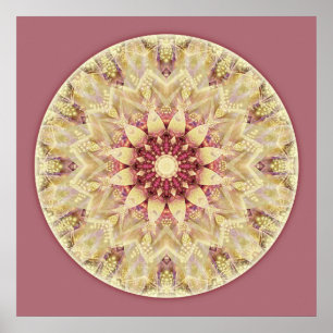 Mandalas vom Herzen des Friedens, Nr. 2 Poster