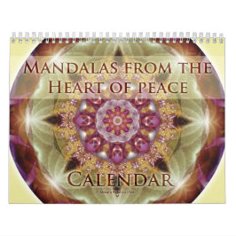 Mandalas vom Herzen Kalenders des Friedens2015 Kalender