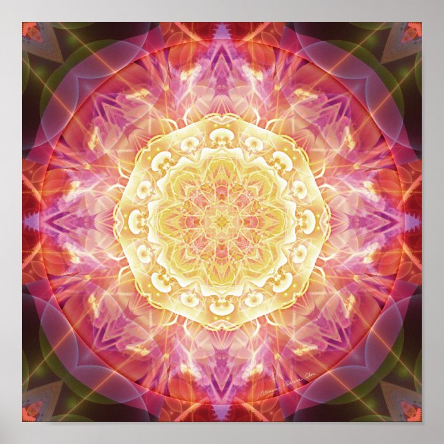 Mandalas von Verzeihung und Release 9 Poster (Vorne)