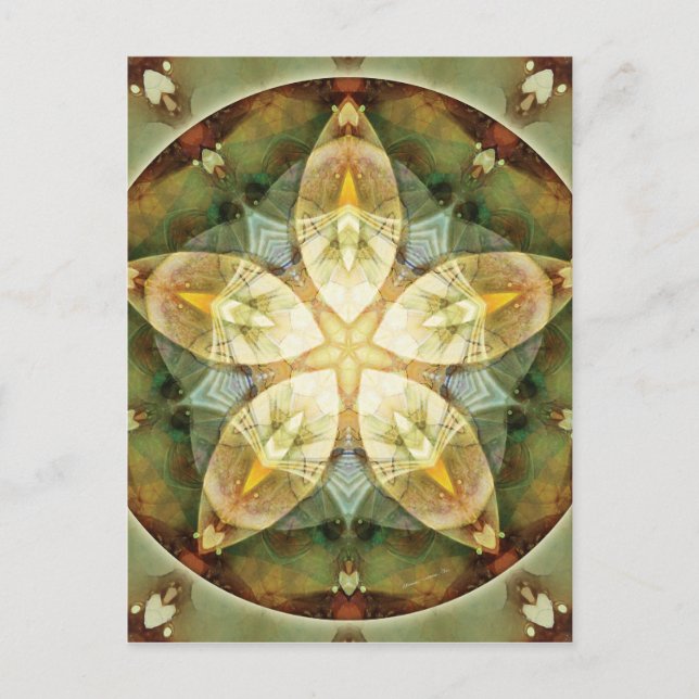 Mandalase der Verzeihung und Freilassung 1 Postkarte (Vorderseite)