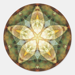 Mandalase der Verzeihung und Freilassung 1 Runder Aufkleber