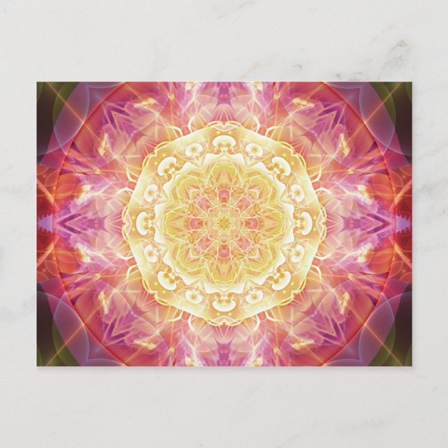 Mandalase der Verzeihung und Veröffentlichung 9 Postkarte (Vorderseite)