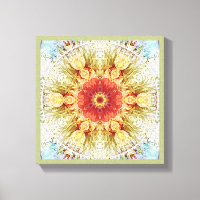 Mandalase für die Übergangszeit 23 überwundene Can Leinwanddruck (Vorderseite)