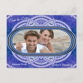 Mandalase in gemischtem Niederländisch Ankündigungspostkarte