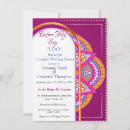 Mandalase in Mix Cerise pink Einladung