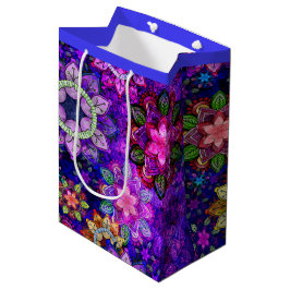 Mandalase mit explosionsartiger Wasserfarbe - Mitt Mittlere Geschenktüte