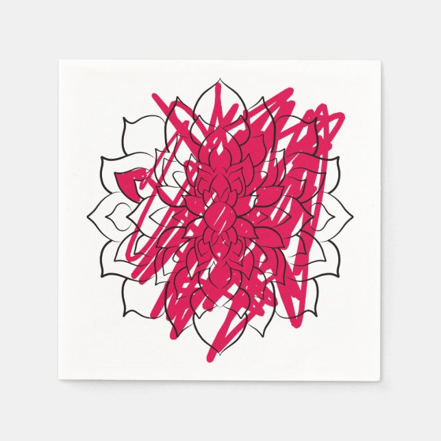 Mandalase sind so entspannend... serviette (Vorderseite)