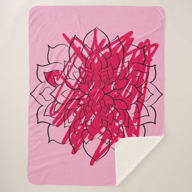 Mandalase sind so entspannend... sherpadecke (Vorderseite)