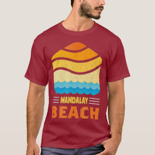 Mandalay Beach California - Vintage Waves T-Shirt