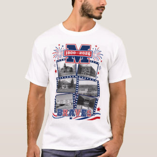 MANDAN America 250 High Schools T-Shirt