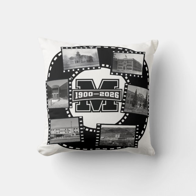 Mandan Braves All Class Wiedersehen Pillow Kissen (Vorderseite)