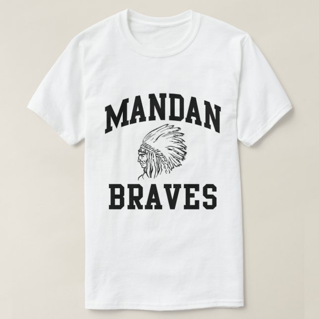Mandan Braves Men's T-shirt (Design vorne)