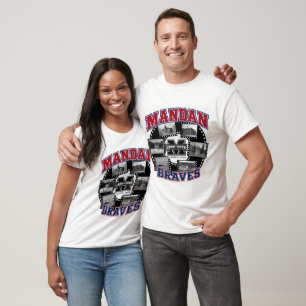 Mandan Braves Unabhängigkeitstag T-Shirt