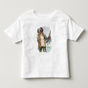 Mandan indisches Ha-Na-Tah-Muah, Wolfleiter Kleinkind T-shirt