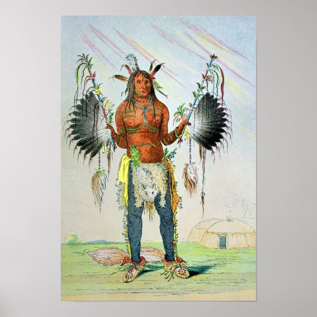 Mandan Medicine Man Poster (Vorne)