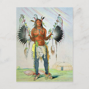 Mandan Medicine Man Postkarte