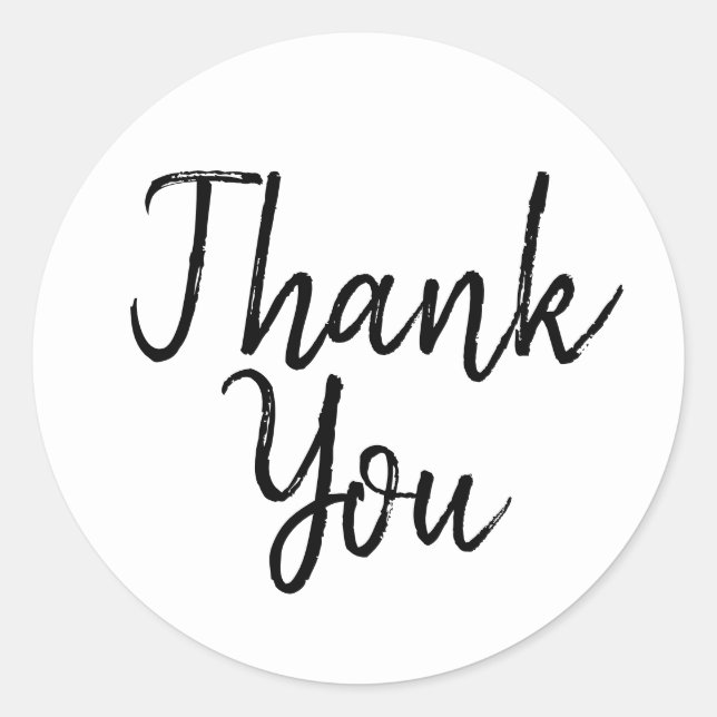 Mandant Minimalistische einfache Etikettenaufklebe Runder Aufkleber (Vorderseite)