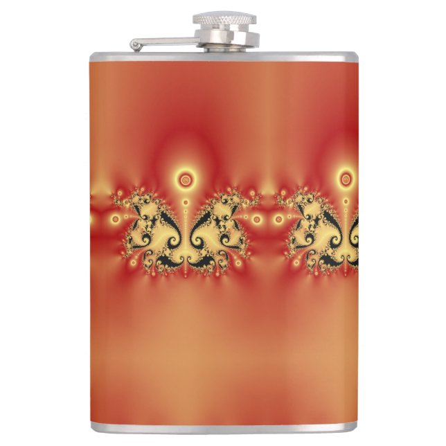 Mandarin Burst Flachmann (Vorderseite)