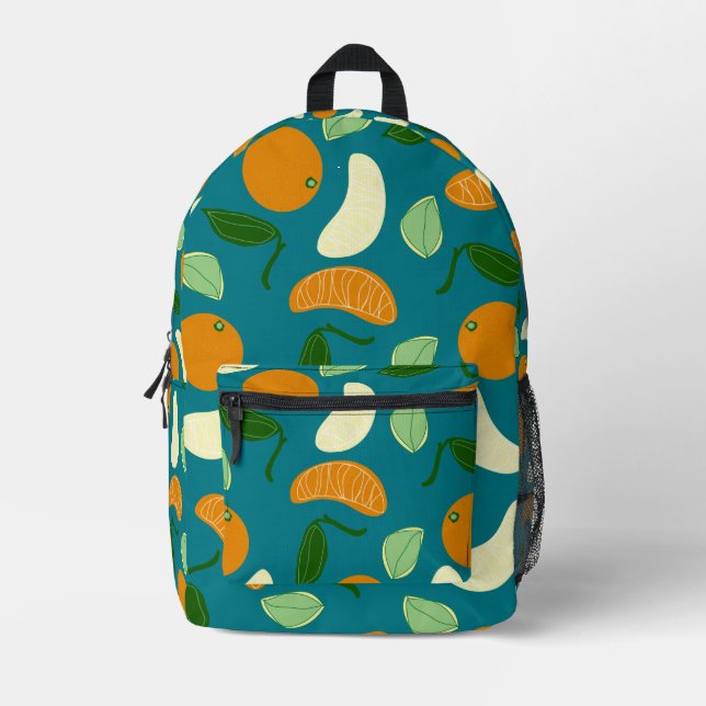 Mandarin Citrus Bedruckter Rucksack (Vorderseite)