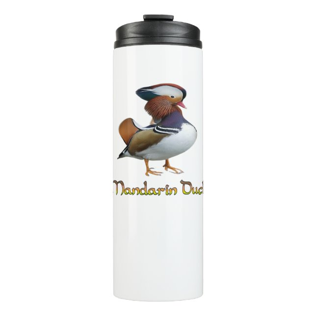 Mandarin Duck Leak Proof Thermal Tumbler Thermosbecher (Vorderseite)