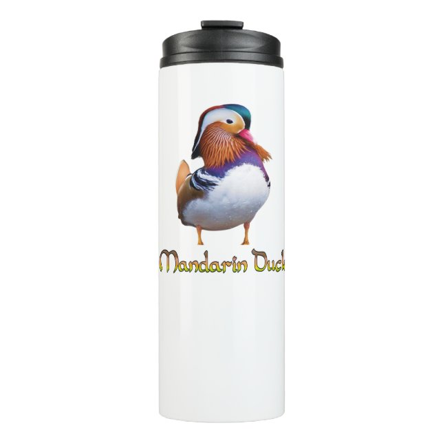 Mandarin Duck Leak Proof Thermal Tumbler Thermosbecher (Vorderseite)