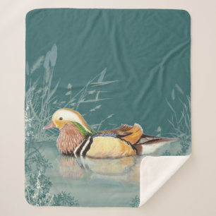 Mandarin-Duck Naturschutz Kunst, Dichtung und Musi Sherpadecke