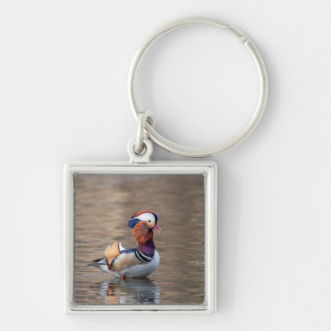 Mandarin Duck Schlüsselanhänger (Vorne)