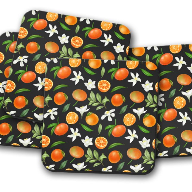 Mandarin Fruit Untersetzer | Obst Untersetzer Set (Von Creator hochgeladen)