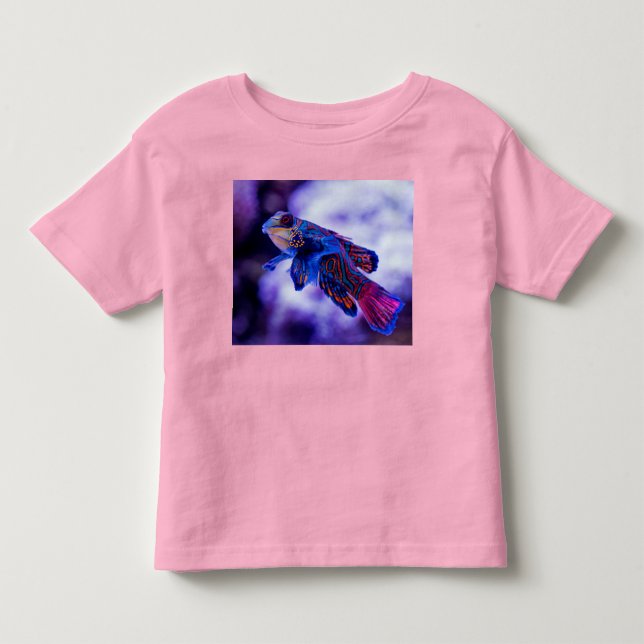 Mandarin Goby Fish Kleinkind T - Shirt (Vorderseite)