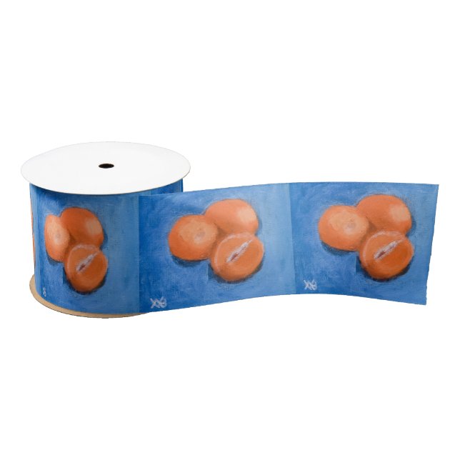 Mandarin Orange Satinband (Spule)