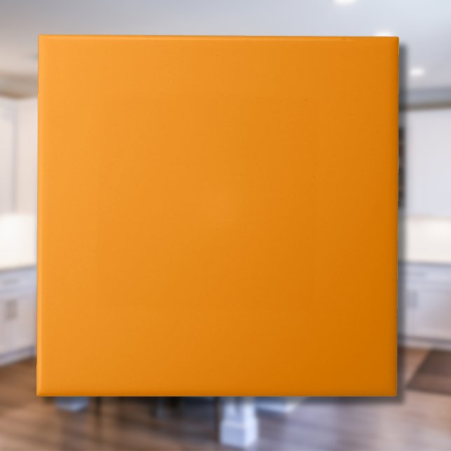 Mandarin Solid Color | Classic | elegant Fliese (Von Creator hochgeladen)