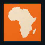 Mandarine Audacious Africa Holzwanddeko<br><div class="desc">Afrika kartografiert Kontur mit kontrastfarbenen Farben in Emporio Moffas "Safari"-Palette,  inspiriert durch die wagemutige Abenteuerlichkeit und Wildnis des Kontinents.</div>