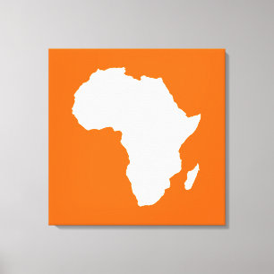 Mandarine Audacious Africa Leinwanddruck