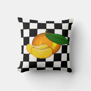Mandarine auf Dame Kissen
