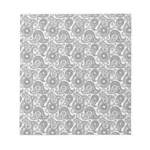 Mandarine Black Paisley Notizblock