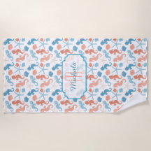 Mandarine Blue Nautic Monogram