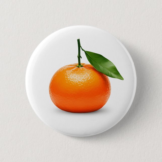 Mandarine Button (Vorderseite)