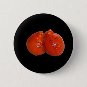 Mandarine Couple (Orange Sie auch in Liebe?) Button