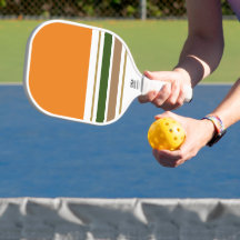 Mandarine Farbblock Grünbraune Racing Streifen