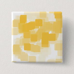 "Mandarine" Geometrische Kunst Button