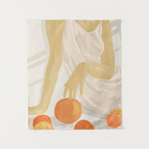 Mandarine Grace Wandteppich