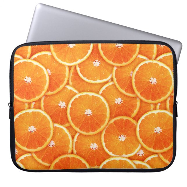 Mandarine Laptopschutzhülle (Vorderseite)